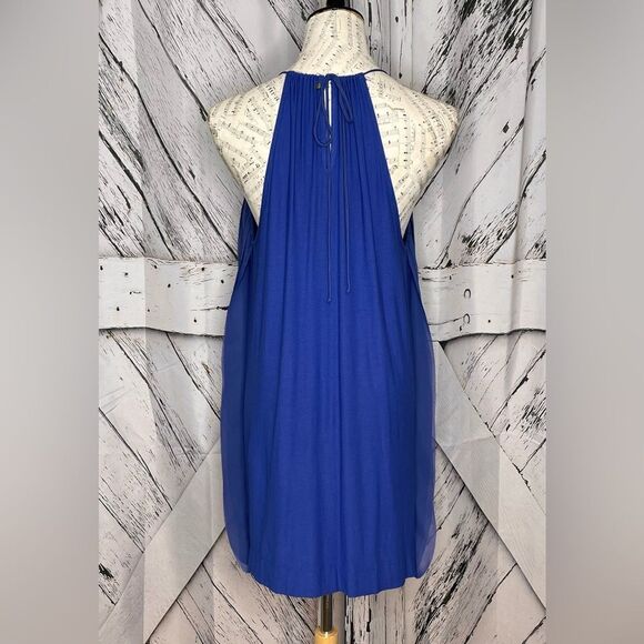 T -Bags Los Angeles Ruffle Front Mini Dress L - Picture 4 of 8